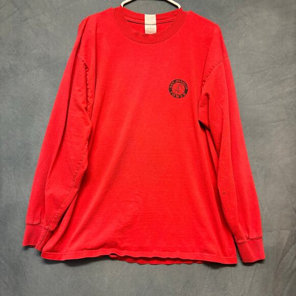 Vintage PG&E Shirt San Joaquin Power Double Sided Long Sleeve Employee Work - Picture 1 of 11